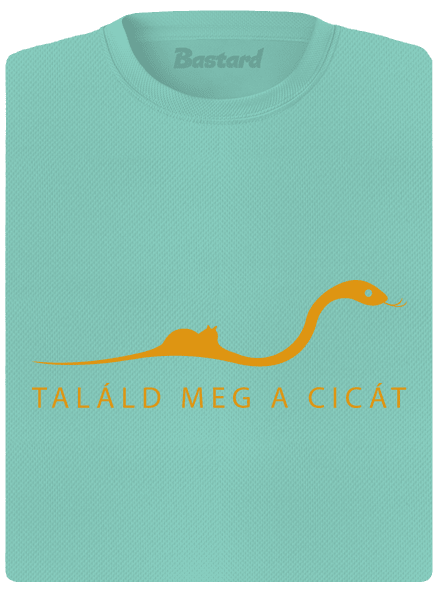 Találd meg a cicát női sportpóló Mint Mal