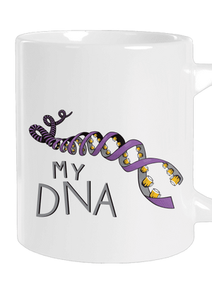 My DNA nagy bögre White