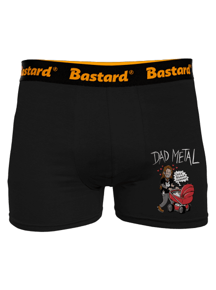 Dad metal boxeralsó Black