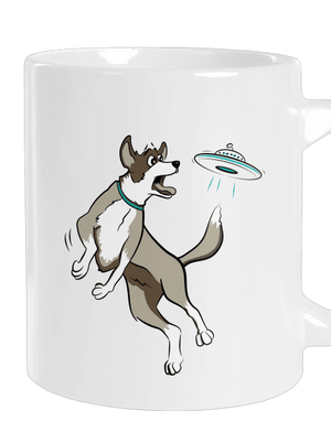 Repülő csészealj nagy bögre White