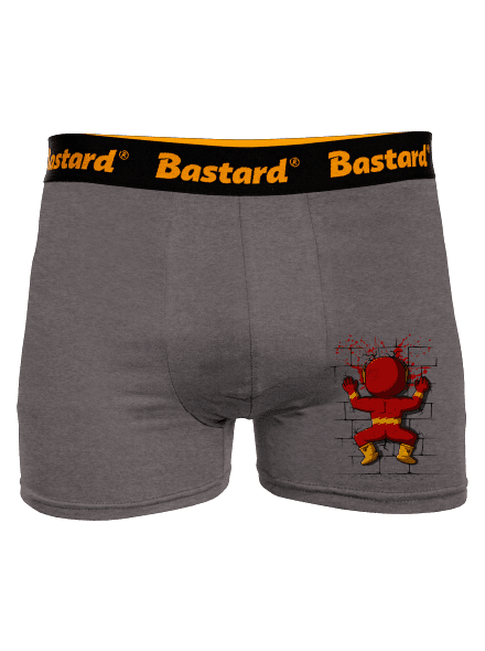 Flash boxeralsó Gray Melange
