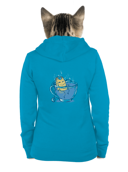 Lazítás cipzáras női pulóver Blue Atol