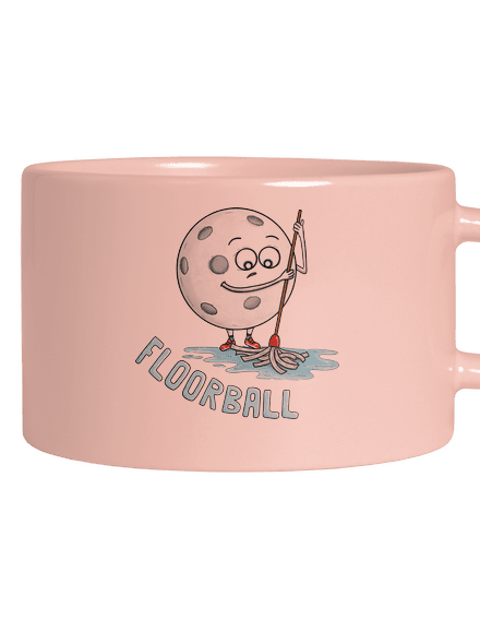 Floorball macaron bögre Pink Macaron