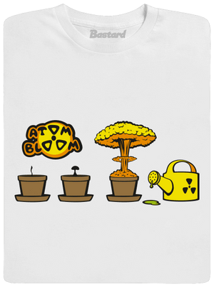 Atom bloom férfi hosszú ujjú póló White