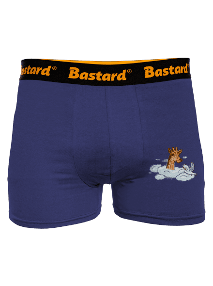 Zsiráf a felhőkben boxeralsó Blue Navy