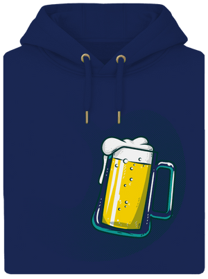 A hasban unisex prémium pulóver Navy