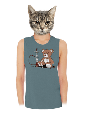 Vízipipa női bővített trikó Heather Deep Teal