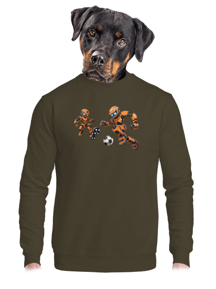 AI futball unisex crewneck Urban Khaki