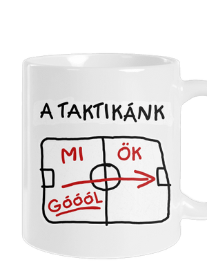 A taktikánk hagyományos bögre White