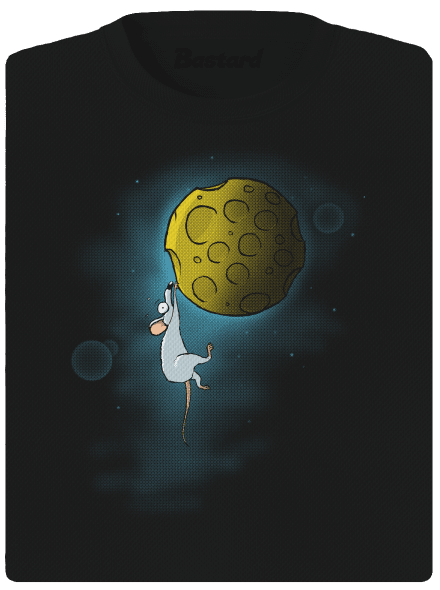 Moon cheese női sportpóló Black