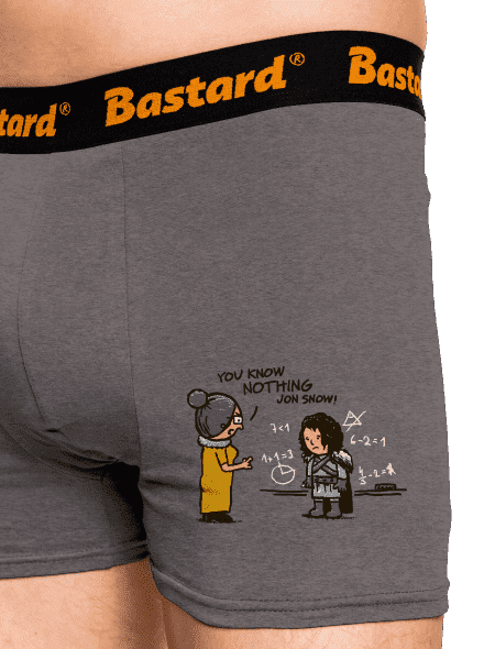 You know nothing boxeralsó Gray Melange
