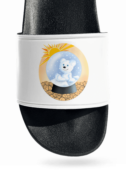 Medve a labdában papucs White