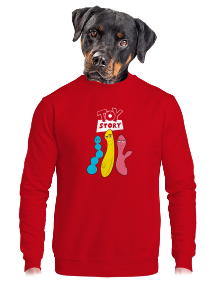 Játékháború unisex crewneck Red
