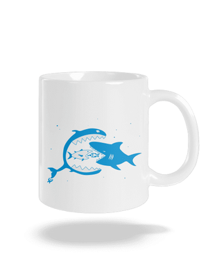 Halak hagyományos bögre White