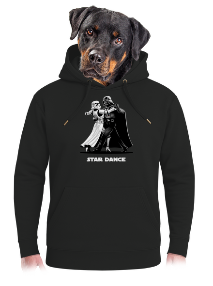 Star dance unisex prémium pulóver Dark Black