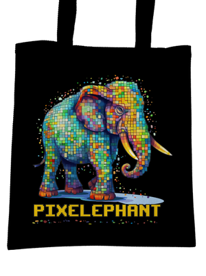 Pixelephant táska Black