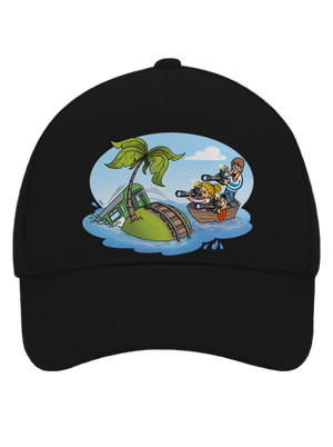 Vasúti sziget baseballsapka Black