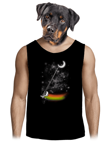 Unicorn universe férfi trikó Black