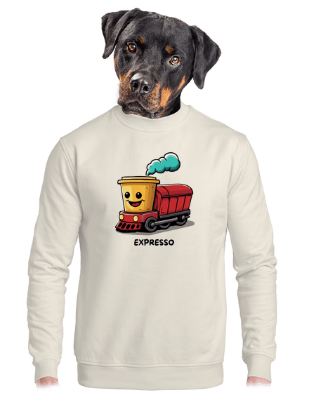 Expresso unisex crewneck Off White