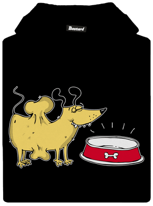 Csont gyerek kenguruzsebes pulóver Black