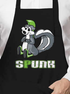 Spunk kötény Black