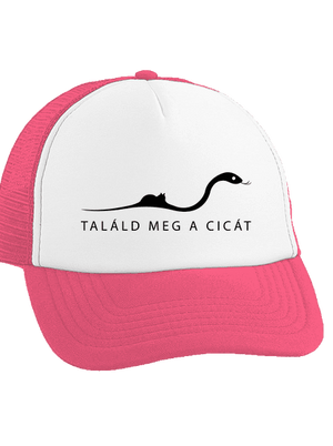 Találd meg a cicát teherautós sapka Fluorescent Pink cap