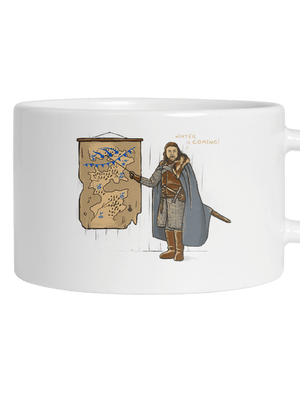 Winter macaron bögre White