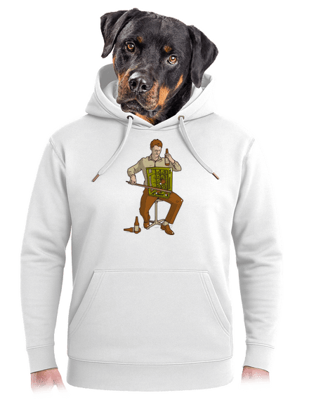 Basszus unisex prémium pulóver Snowwhite