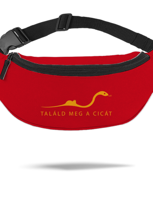 Találd meg a cicát övtáska Red