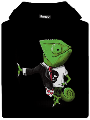 Az álcázás mestere gyerek kenguruzsebes pulóver Black