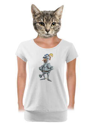 női póló elasztikus alsó szegéllyel