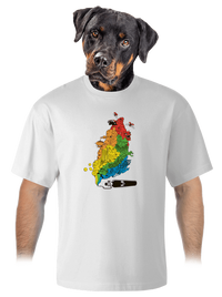 unisex túlméretezett póló