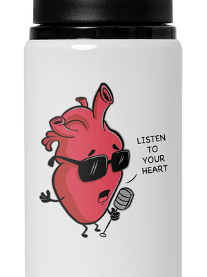 Listen to your heart kulacs White