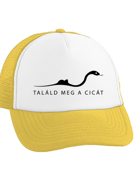 Találd meg a cicát teherautós sapka Sunflower cap