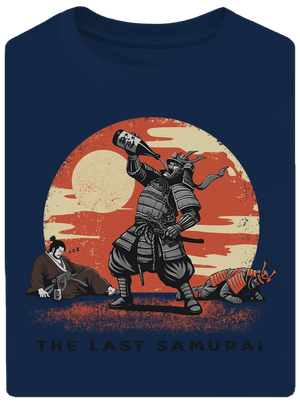 The last samurai unisex túlméretezett póló Midnight Blue