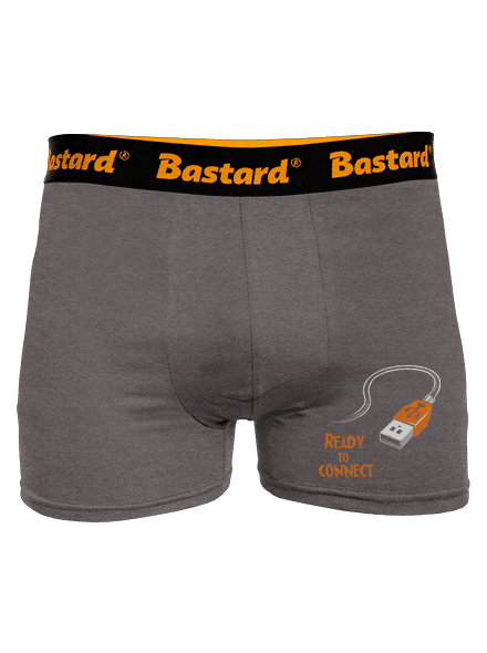 USB csatlakozás boxeralsó Gray Melange