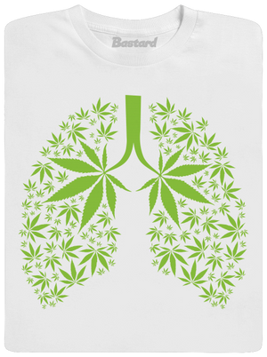 Gandzsa tüdő férfi póló White