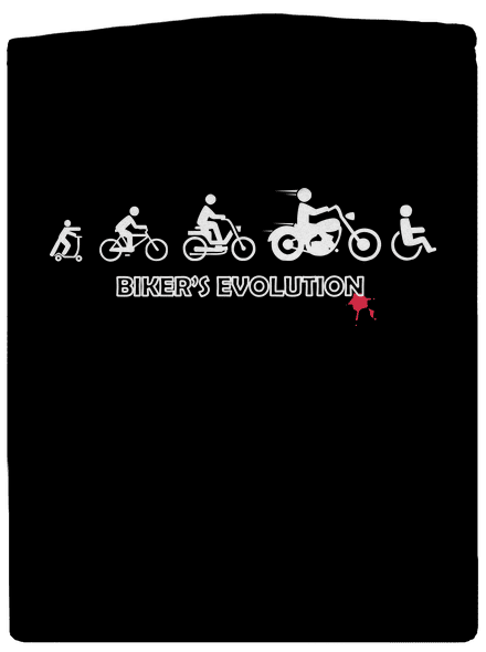 Bikers evolution cipzáras női pulóver Black