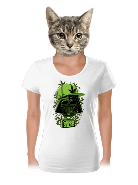 Green side női póló White