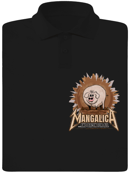 Mangalica férfi pólóingek Black