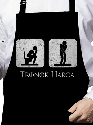 Trónok Harca kötény Black