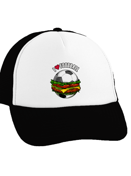 Foodball teherautós sapka Black cap