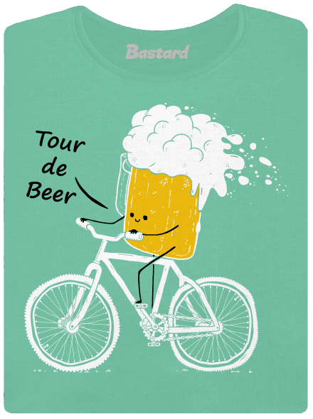 Tour de beer prémium női póló Mint Mal