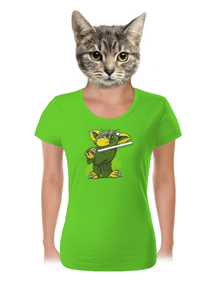 Yoda a nádasban női póló Apple Green