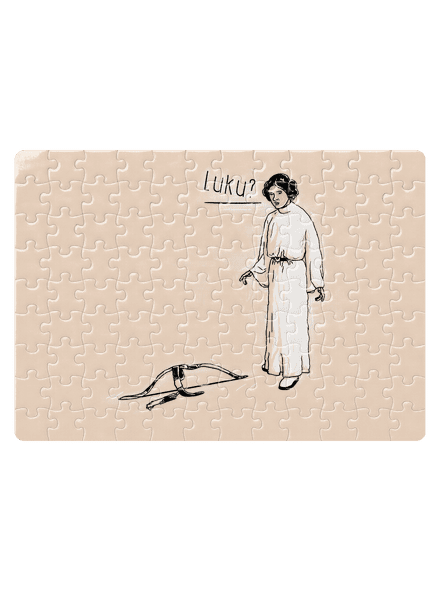 Luke és Leia kirakós White