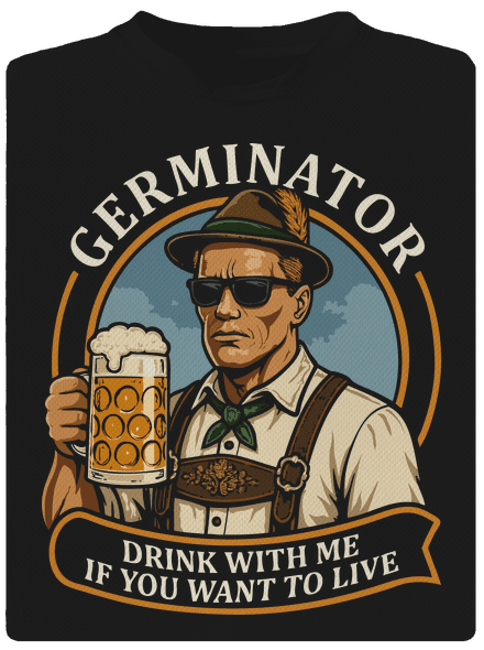 Germinator gyerek sport póló Black
