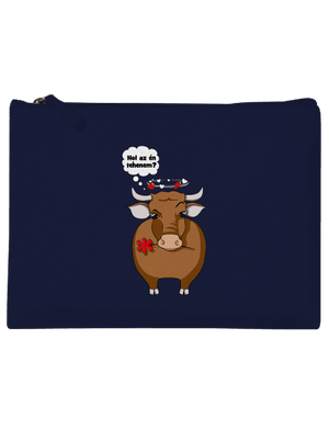 Tehén és bika kis táska French Navy