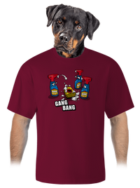 unisex túlméretezett póló