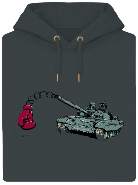 Tank unisex prémium pulóver Charcoal