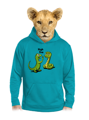 High Five gyerek kenguruzsebes pulóver Hawaiian Blue